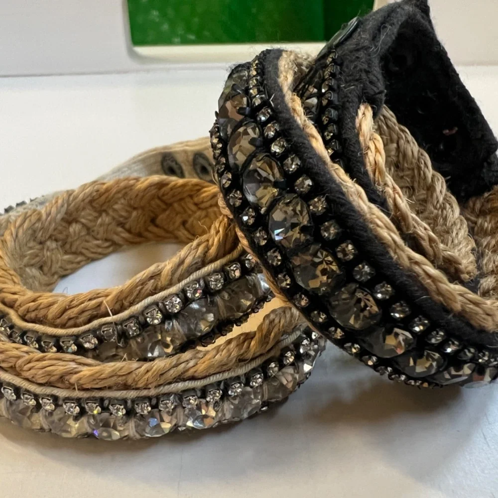 2-Juicy Couture Wrap Rhinestone Bracelets - Picture 12 of 15